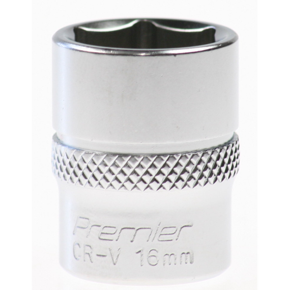 Sealey Socket 3/8"dr 16mm (6pt)