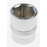 Sealey Socket 3/8"dr 17mm (6pt) TBTP02.V2-20