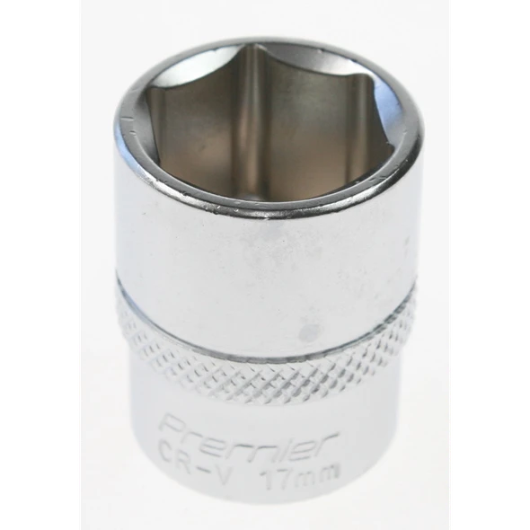 Sealey Socket 3/8"dr 17mm (6pt)