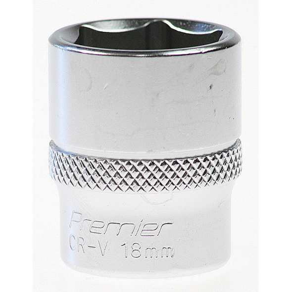 Sealey Socket 3/8"dr 18mm (6pt)