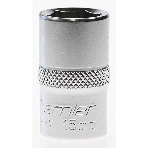 Sealey Socket 1/2"dr 15mm (6pt)