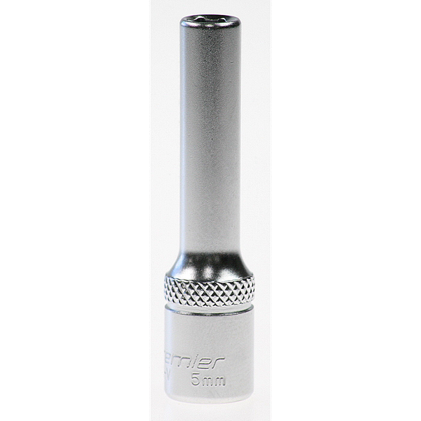 Sealey Socket 1/4"dr 5mm (6pt) 'deep'