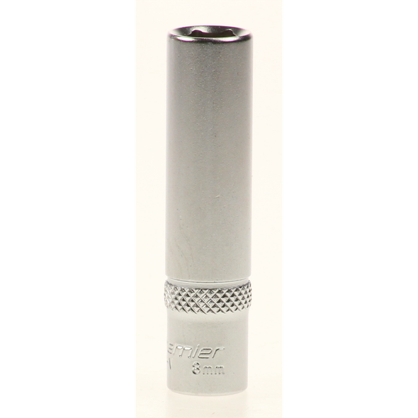 Sealey Socket 1/4"dr 8mm (6pt) 'deep'