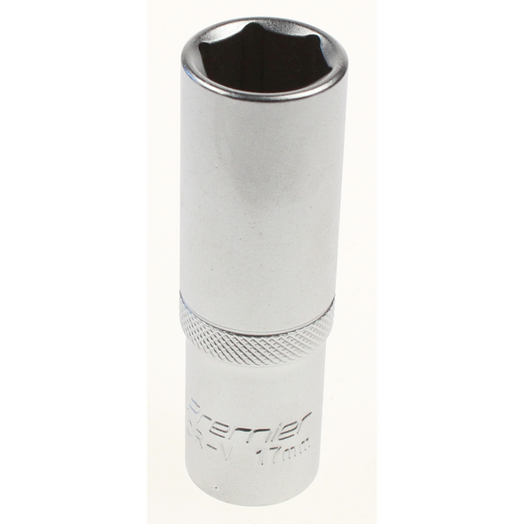 Sealey Socket 1/2"dr 17mm (6pt) 'deep'