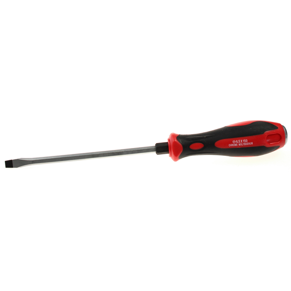 Sealey Slotted screwdriver 6.5x150mm 'hammer-thru'