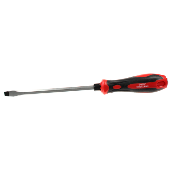 Sealey Slotted screwdriver 8x175mm 'hammer-thru'