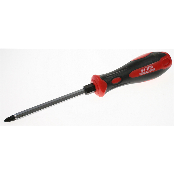 Sealey Pozi screwdriver 2x100mm 'hammer-thru'