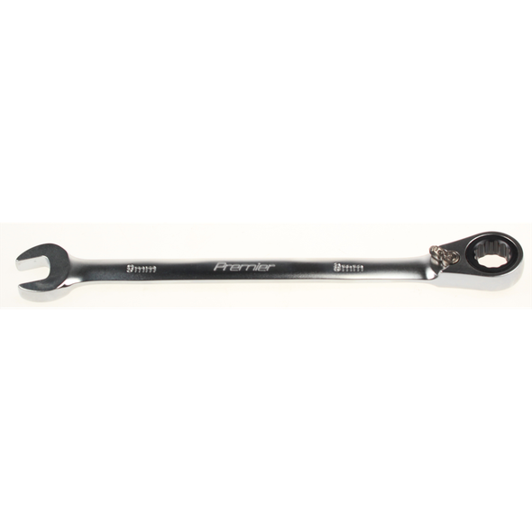 Sealey Ratchet comb. spanner 9mm 'specialised'