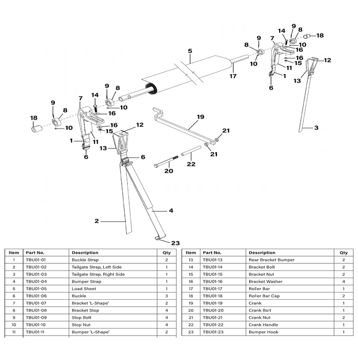 Sealey Rear Bracket