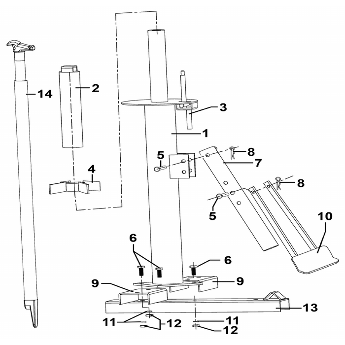 Sealey Tyre Bar