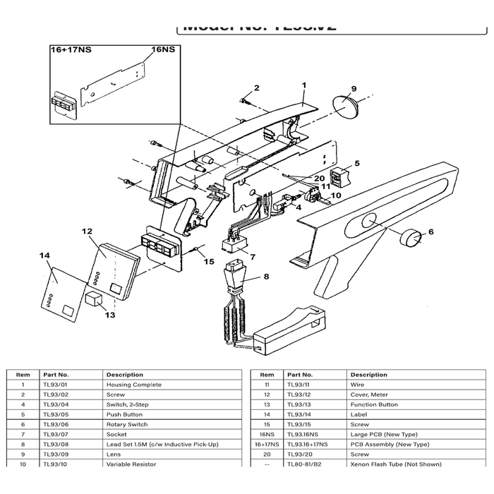 Sealey Rotary switch (so)
