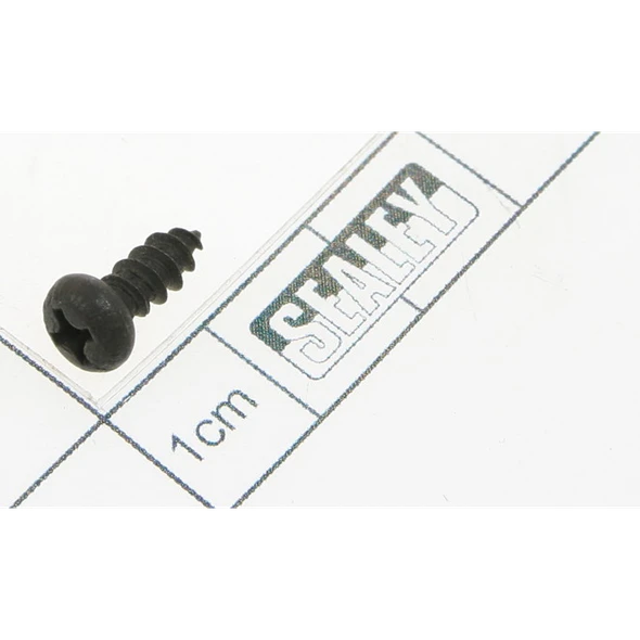 Sealey Rd head s/t screw m4x10 black