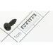 Sealey Rd head s/t screw m4x10 black