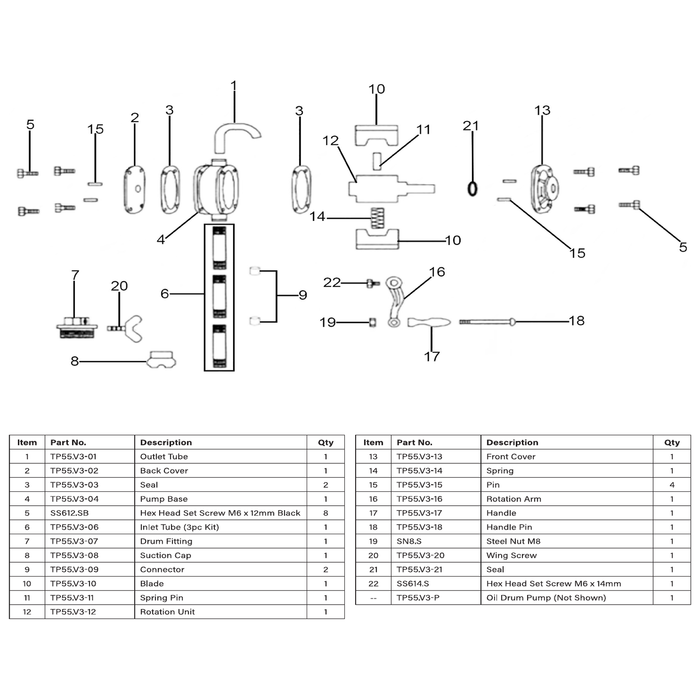 Sealey Oil drum pump