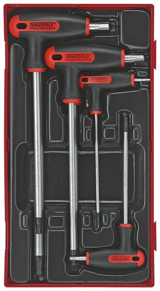 Teng Tools T-Handle Ball Point Hex Key Set AF TT1 7 Pieces Teng Tools - Town Tools 