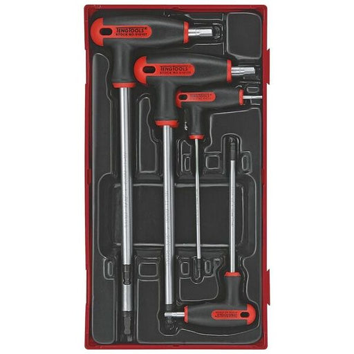 Teng Tools T-Handle Ball Point Hex Key Set AF TT1 7 Pieces Teng Tools - Town Tools 