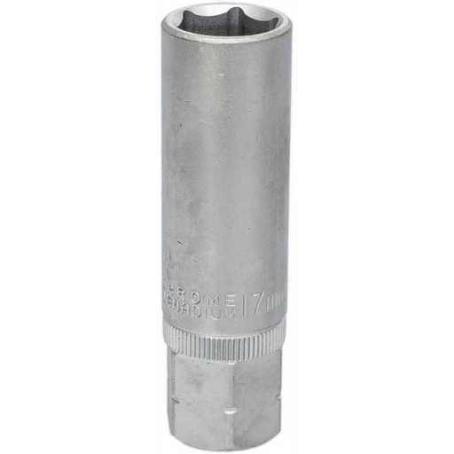 Sealey Go-Through Deep Socket 17mm
