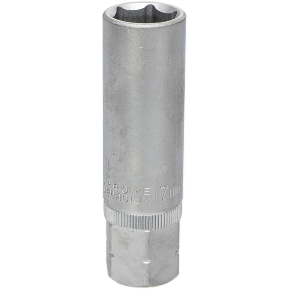 Sealey Go-Through Deep Socket 17mm