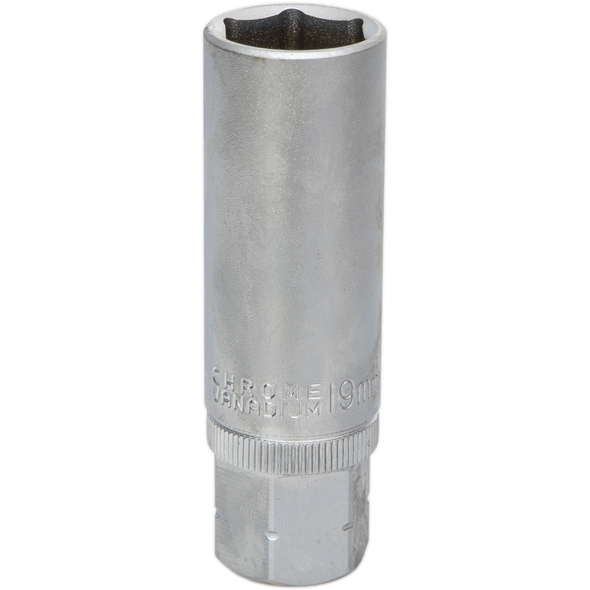 Sealey Go-Through Deep Socket 19mm