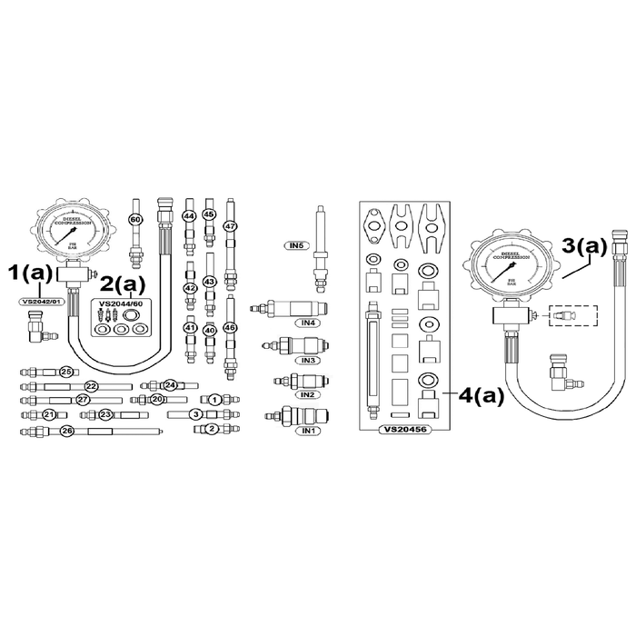 Sealey Dummy glow plug adaptor