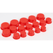 Sealey Rubber stopper set (17pcs)