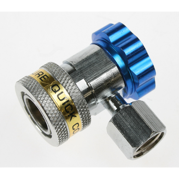 Sealey Low pressure coupler+valve (blue)