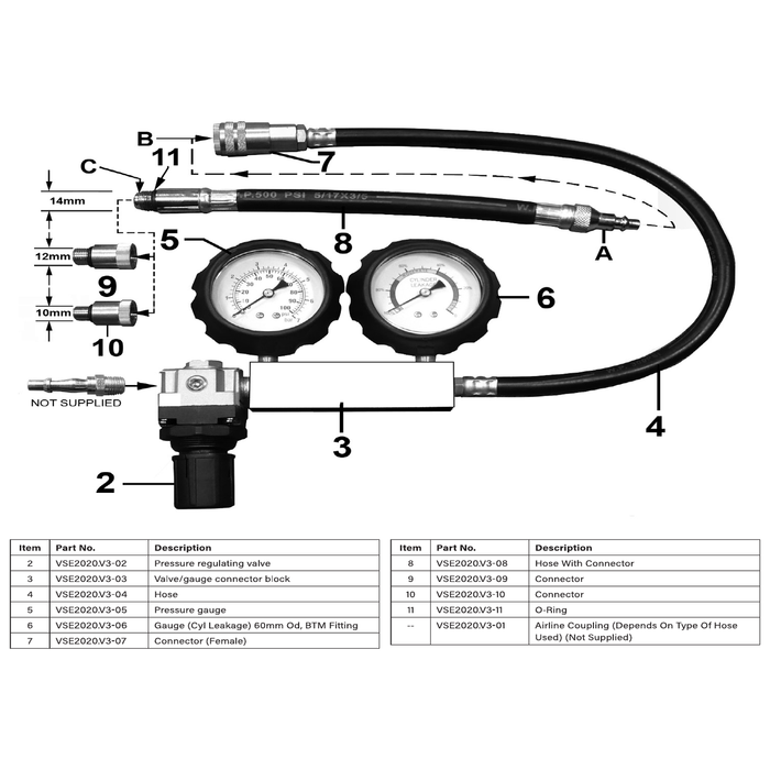 Sealey Pressure gauge