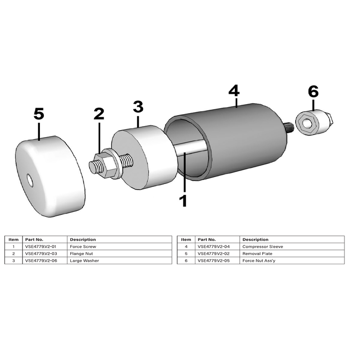 Sealey Flange nut