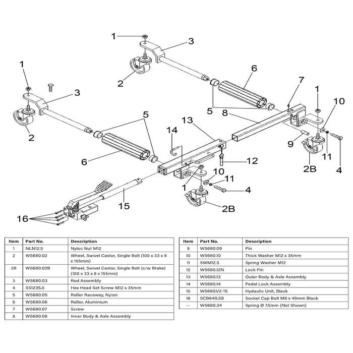 Sealey Roller(aluminium)