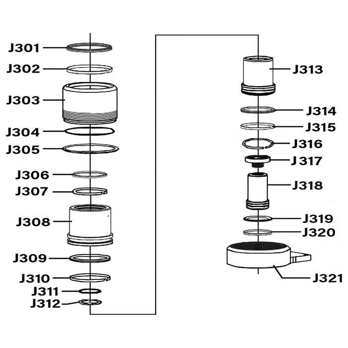 Sealey Oil drain piston
