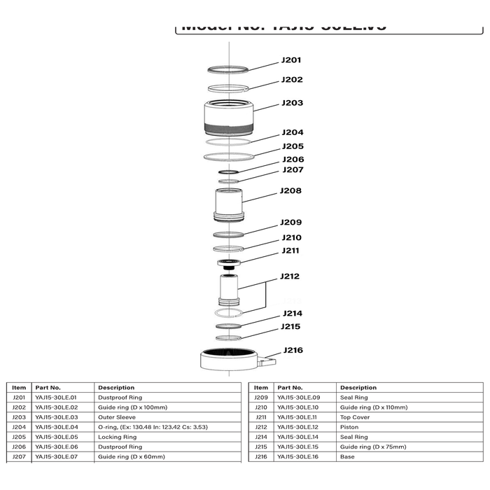 Sealey Oil Drain Piston