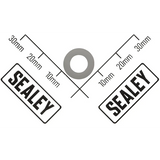 Sealey Nylon Washer (Ø7 x Ø12 x 1.5) YAJ20SLE-35