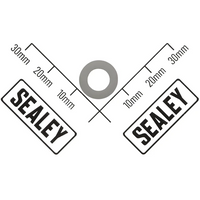 Sealey Nylon Washer (Ø7 x Ø12 x 1.5) YAJ20SLE-35