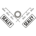Sealey Nylon Washer (Ø7 x Ø12 x 1.5)