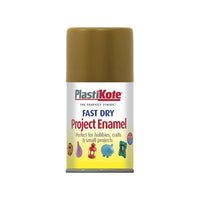 Plastikote Fast Dry Enamel Aerosol Antique Gold 100ml