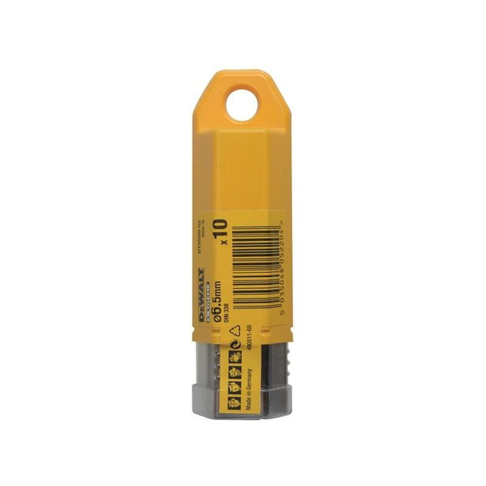 Dewalt Power Tools Extreme 2 Metal Drill Bits (10) 6.5mm OL:101mm WL:58mm DeWALT Power Tools - Town Tools