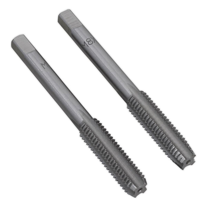 Sealey Tap Set 2pc (Taper & Plug) M8 x 1.25mm TSM8 Sealey - Town Tools 