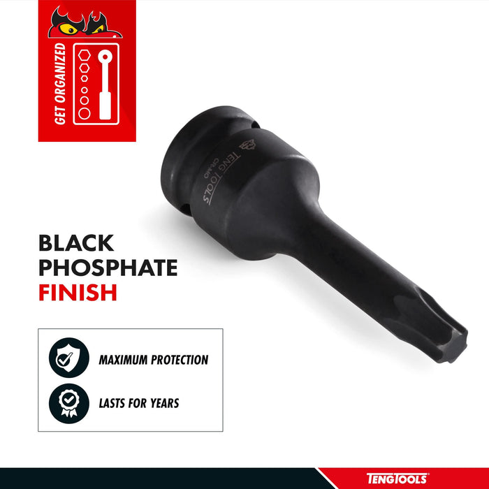 Teng Tools 1/2" TX Impact Socket DIN TX20 Teng Tools - Town Tools 