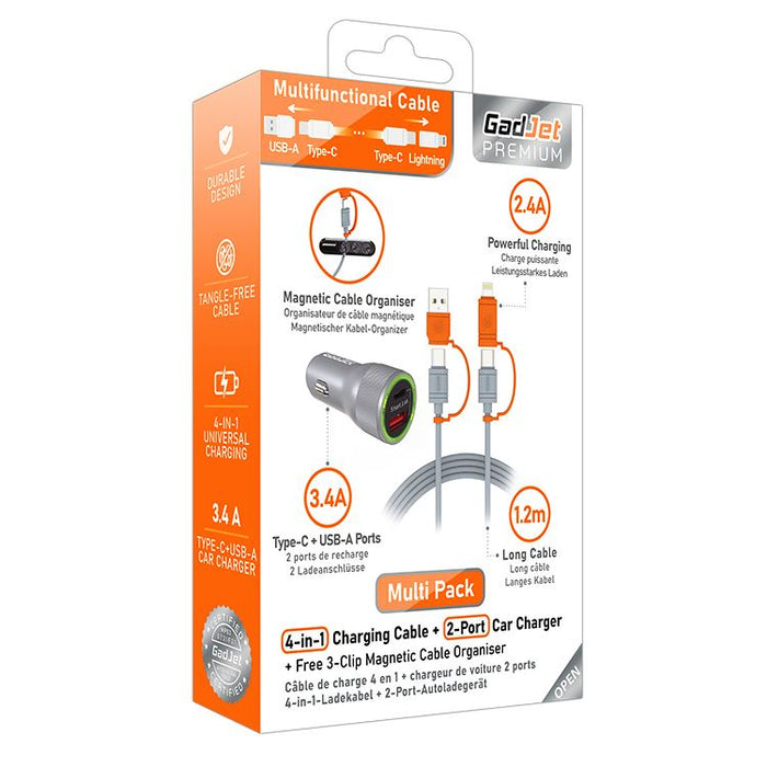Ring MP03 4-in-1 Cable & Car Charger