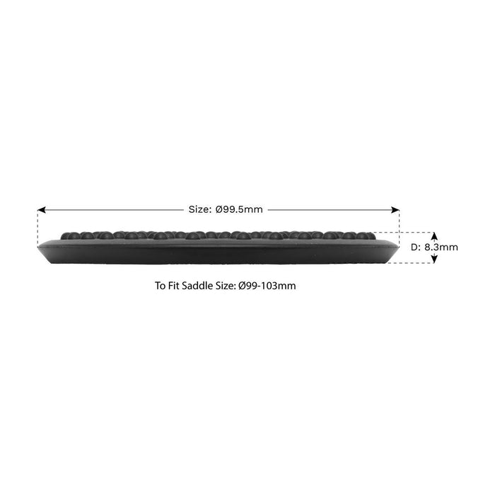 Sealey Safety Rubber Jack Pad Type B JP16 Sealey - Town Tools 