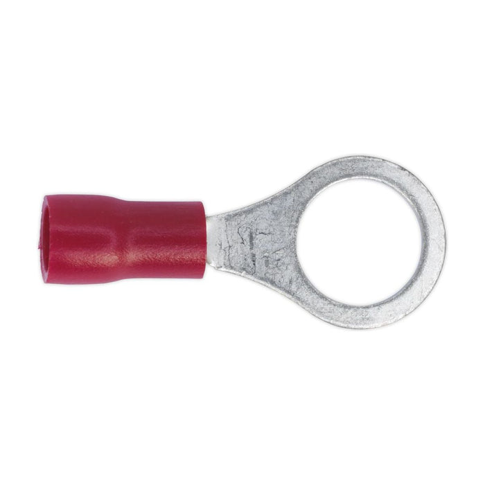 Sealey Easy-Entry Ring Terminal 8.4mm (5/16") Red Pack of 100 RT27 Sealey - Town Tools 