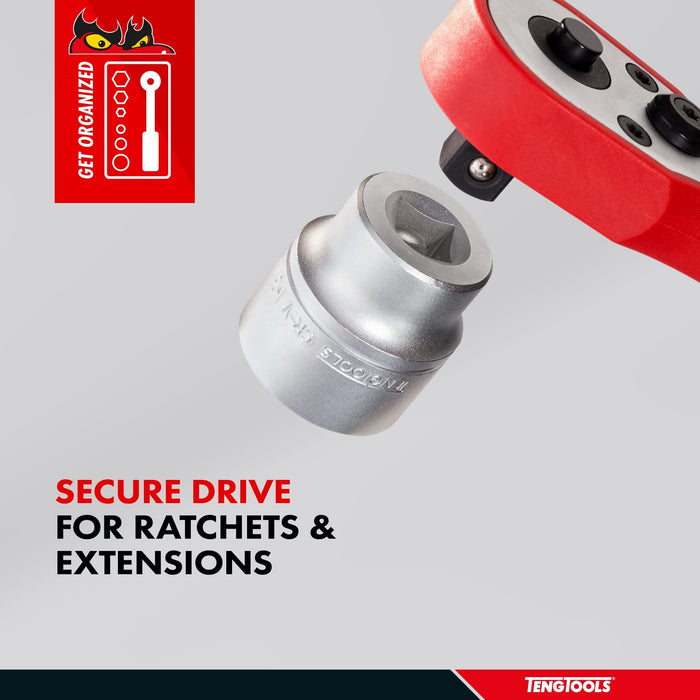 Teng Tools 1/2" Socket 12 pt AF 3/8" Teng Tools - Town Tools 