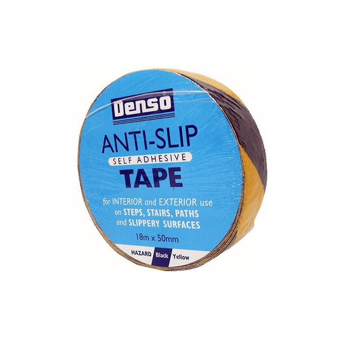 Sylglas Anti-Slip Tape 50mm x 18m Black & Yellow Hazard Sylglas - Town Tools