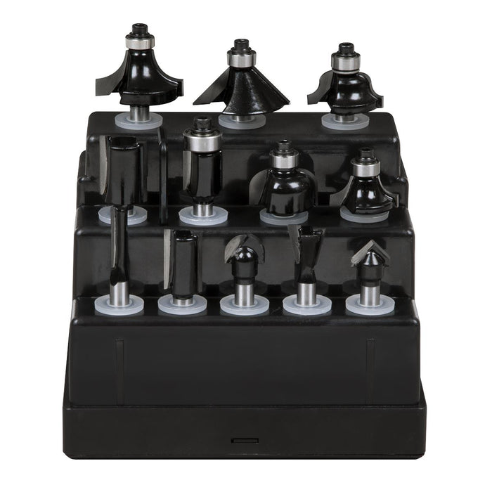 Sealey Shank Router Bit Set 1/4" 12pc AK9912 Sealey - Town Tools 