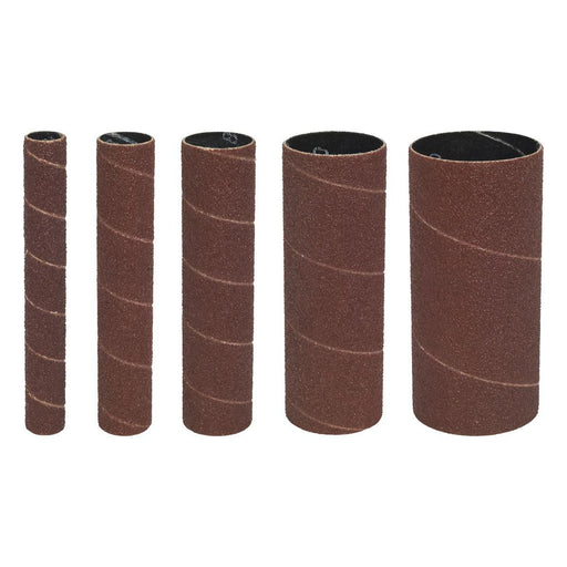 Sealey Sanding Sleeves Assorted 80 Grit Pack of 5 SS5ASS Sealey - Town Tools 