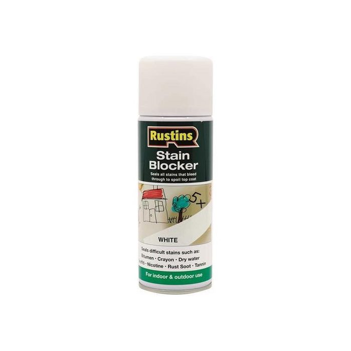 Rustins Stain Blocker 400ml Aerosol Rustins - Town Tools