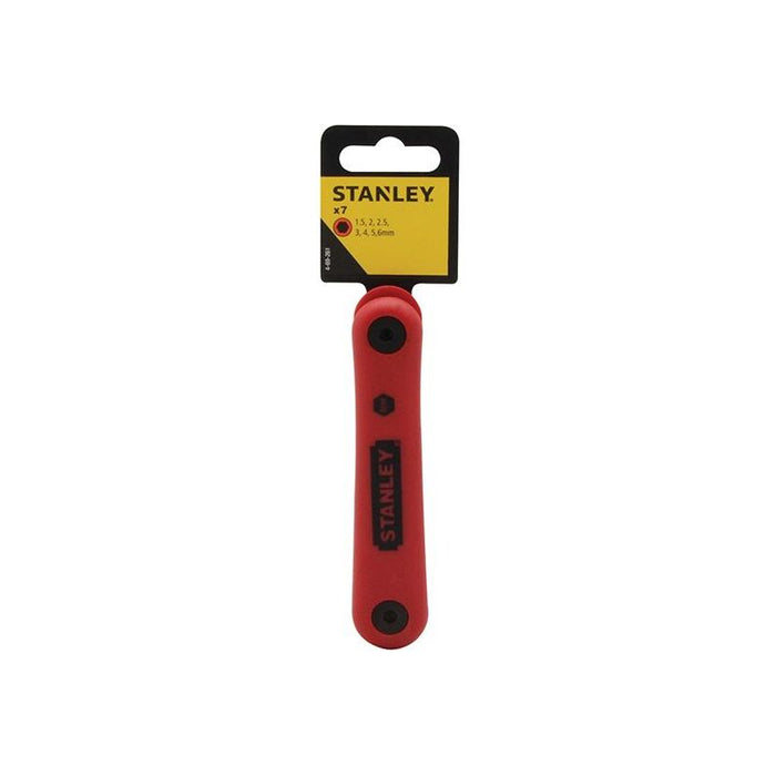 Stanley® Hand Tools Metric Folding Hexagon Key Set,7 Piece STANLEY® Hand Tools - Town Tools