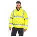 Portwest Hi-Vis Bomber Jacket - Yellow - XXX Large Portwest - Town Tools 