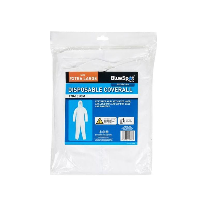 Bluespot Tools Disposable Coverall - XL (178-185cm) BlueSpot Tools - Town Tools
