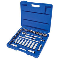 Laser Socket Set 1/2"D 32pc 3284